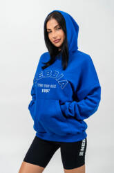 NEBBIA Branded Oversized Hoodie blue Női melegítőfelső L