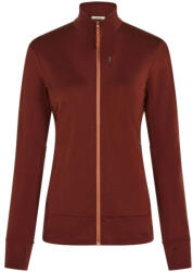 icebreaker Merino 260 Quantum IV LS Zip Port/Cedar Wood Női melegítőfelső L