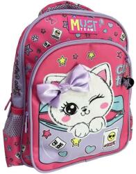 Luna Luna: Must Team cica masnival lekerekített 2 rekeszes ovis hátizsák 27x10x31cm (000586303)