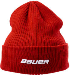 Bauer Team Ribbed Toque Red Senior Kötött sapka