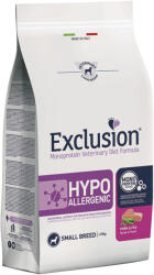 Exclusion Veterinary Diet Hypoallergenic Pork & Pea Small gyógytáp kutyának 7kg - vetpluspatika