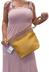 RIALTO kis mustársárga bőr divattáska R259XDO-35