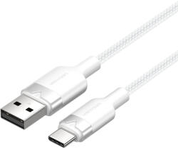 Vention USB-A 2.0/M -> USB-C/M, 1m, (fehér, 3A), kábel (CTNWF)