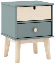 Marckeric Zöld lakkozott éjjeliszekrény Marckeric Estefania 40 x 35 cm (MR-16439)