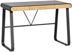 Marckeric Fekete lakkozott munkaasztal Marckeric Astrid 110 x 55 cm (MR-11985)