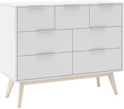 Marckeric Fehér lakkozott komód Marckeric Campus 120 x 40 cm (MR-16385)