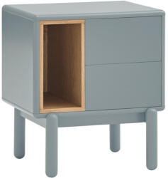 Teulat Kék-szürke lakkozott éjjeliszekrény Teulat Corvo 48 x 35 cm (MR-14779_TE)