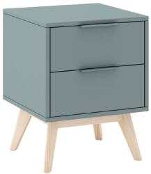 Marckeric Zöld lakkozott éjjeliszekrény Marckeric Pisco 40 x 35 cm (MR-16325)