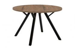 Marckeric Diós kerek étkezőasztal Marckeric Beni 120 cm (MR-15644_EX)