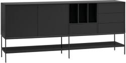 Teulat Fekete komód Teulat Platt 220 x 45 cm (MR-18561_TE)
