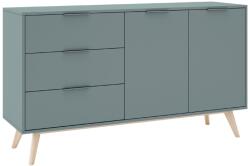 Marckeric Zöldre lakkozott komód Marckeric Pisco 140 x 40 cm (MR-16394)