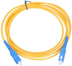 Extralink SC/UPC-SC/UPC patch kábel, egymódusú, simplex, 3 mm, 5 m
