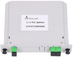 Extralink 1: 2 PLC SC/APC, osztható, slot típusú splitter