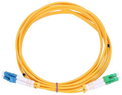 Extralink LC/UPC - LC/APC patch kábel, singlemode, duplex, 9/125 m, G657A, 2 m