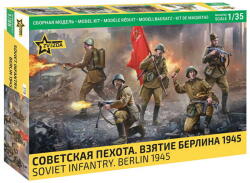 Zvezda Soviet Infantry Berlin 1945 1: 35 (3718) makett figura (3718)