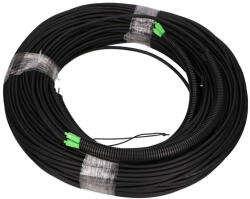 Extralink 2J SC/APC-SC/APC, patch kábel, egymódusú, kültéri, duplex, G657A2, 125m