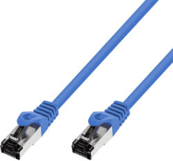 Extralink LAN patch kábel, Cat. 8.1 S/FTP, 15 m, 40G, árnyékolt, fóliázott sodrott érpár, tiszta réz, kék színű