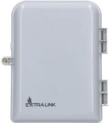 EXTRALINK Emma V2, száloptikai elosztódoboz, 16 mag, fehér, minimális feszültség