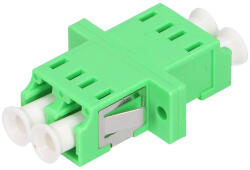 Extralink LC/APC adapter, egymódusú, duplex