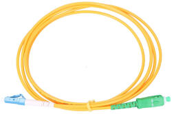 Extralink SC/APC - LC/UPC, patch kábel, egyenes módus, simplex, G652D, 3 mm, 15 m