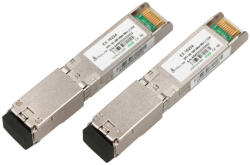 Extralink SFP+ 10G, SFP WDM modul, 10 Gbps, 1490/1550 nm, egymódusú, 80 km, LC csatlakozó, pár
