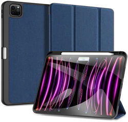 Apple iPad Pro 11 (2024 / 2025), mappa tok, Smart Case, érintőceruza tartó, Dux Ducis Domo, sötétkék