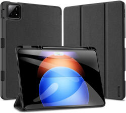 Xiaomi Pad 6S Pro (12.4), mappa tok, Trifold, érintőceruza tartó, Dux Ducis Domo, fekete