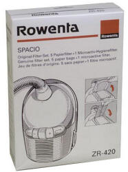 WONDERBAG Rowenta SPACIO porszívóhoz papír porzsák, szűrőkészlet - ZR-420 - 5 darab zsák + 1 darab szűrő