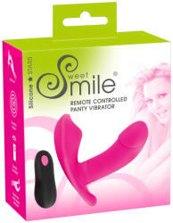 Sweet Smile Panty - akkus, rádiós felcsatolható vibrátor (pink) - erotikasziget