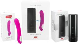 KIIROO Onyx+ és Pearl 2 - páros szett maszturbátor és vibrátor - erotikasziget