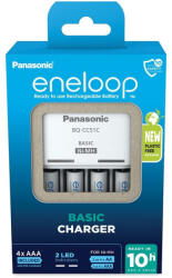 eneloop K-KJ51MCD04E akkumulátor töltő időzítővel 4 db AAA 800mAh akkumulátorral (K-KJ51MCD04E)