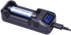 KeepPower LCD akku töltő Li-ion 14500/16340/CR123/18650/26650 cellákhoz - securezone