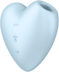 Satisfyer Cutie Heart - akkus léghullámos csikló vibrátor (kék) (NK4061504037271)