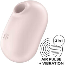 Satisfyer Pro To Go 2 - léghullámos csiklóizgató (bézs) (NK4061504045115)