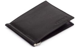 La Scala DG92 fekete bőr férfi dollár pénztárca