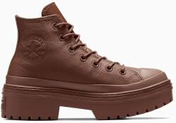 Converse bőr sneaker Chuck Taylor All Star Lugged Heel barna, női, A11547C - barna Női 39