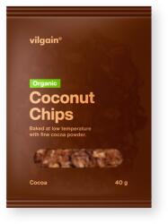 Vilgain Chipsuri de cocos BIO -⁠ coapte, crocante, aromate și gustoase, fără aditivi