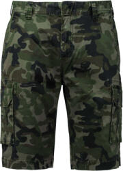 Kariban Férfi oldalzsebes bermuda, Kariban KA754, Olive Camouflage-54 (ka754olc-54)