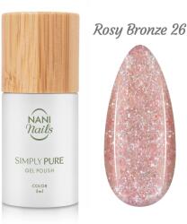 Naní ojă semipermanentă Simply Pure 5 ml - Rosy Bronze