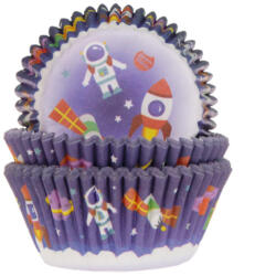  50 darabos muffin papír - Űrhajó, űrutazás