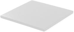 Négyzet alakú tortadob, torta alátét - Fehér - 30 cm (T100137)