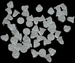 Szilikon fülbevaló hátsó, forma 50db/cs