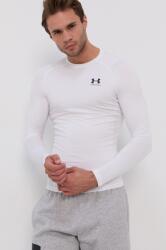 Under Armour edzős hosszú ujjú fehér, sima - fehér L - answear - 12 990 Ft