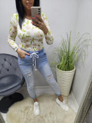 Norafashion Csinos virágmintás body (166874)