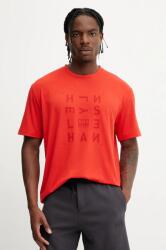 Helly Hansen t-shirt SKOG RECYCLED GRAPHIC zöld, férfi, nyomott mintás, 63082 - piros L