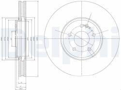 DELPHI Disc frana DELPHI BG9020