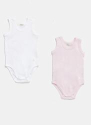 United Colors of Benetton pamut baba body 3 db 3GI70B136 - rózsaszín 68