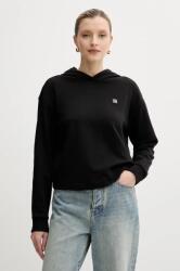 Giorgio Armani felső fekete, női, sima, kapucnis, XW000087 AF10172 - fekete S