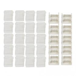 Lightex Прав конектор 4PIN за водоустойчива LED лента RGB 6A 10mm (521AL0001390)
