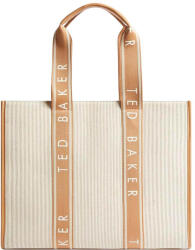 Ted Baker Geantă Hayllee Striped Canvas Large Icon 279099 camel